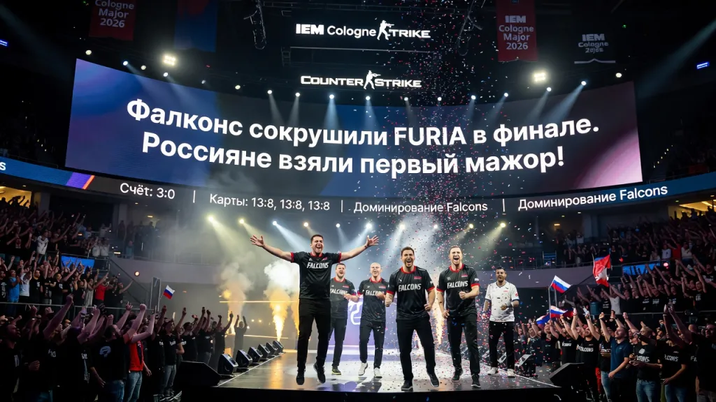 Falcons сокрушили FURIA в финале. Россияне взяли первый мажор!