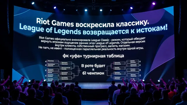 Riot Games воскресила классику. League of Legends возвращается к истокам!