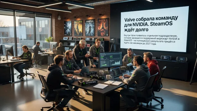 Valve собрала команду для NVIDIA. SteamOS ждёт долго