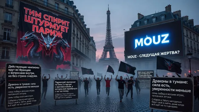 Team Spirit штурмует Париж. MOUZ - следующая жертва?